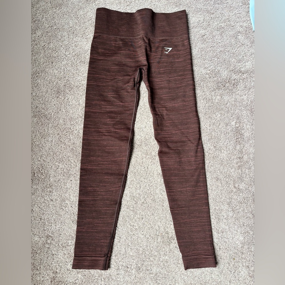 Gymshark Chocolate Brown Leggings. Size small - no tag!